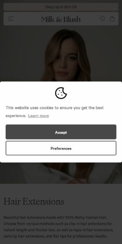 Mobile page screenshot