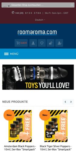 Mobile page screenshot
