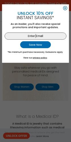 Mobile page screenshot