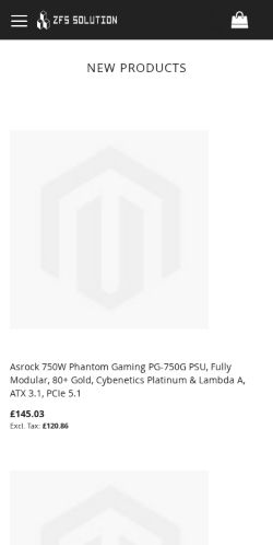 Mobile page screenshot