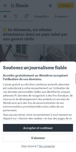 Mobile page screenshot