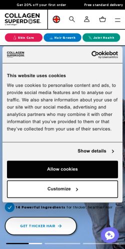 Mobile page screenshot