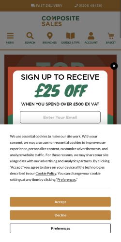 Mobile page screenshot