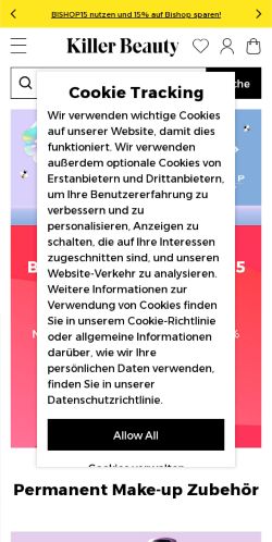 Mobile page screenshot