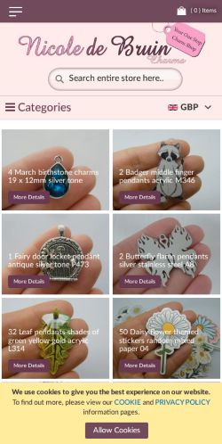 Mobile page screenshot