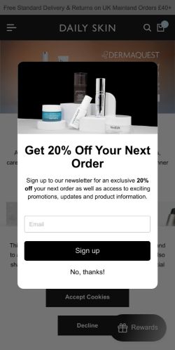 Mobile page screenshot