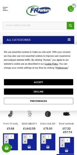 Mobile page screenshot