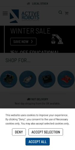 Mobile page screenshot