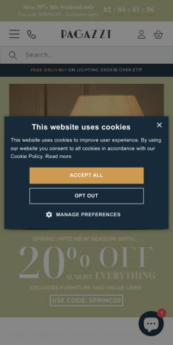 Mobile page screenshot