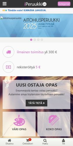 Mobile page screenshot
