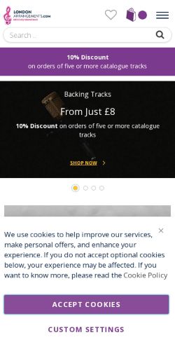 Mobile page screenshot