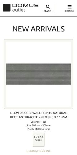 Mobile page screenshot