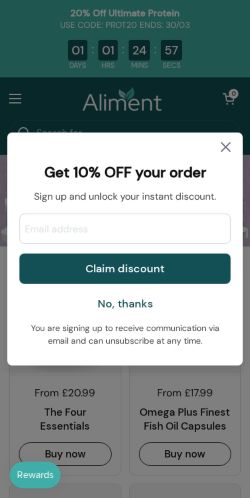 Mobile page screenshot