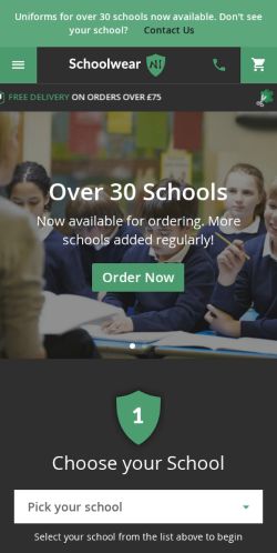 Mobile page screenshot
