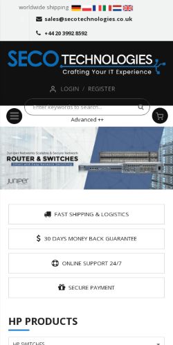 Mobile page screenshot