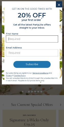 Mobile page screenshot