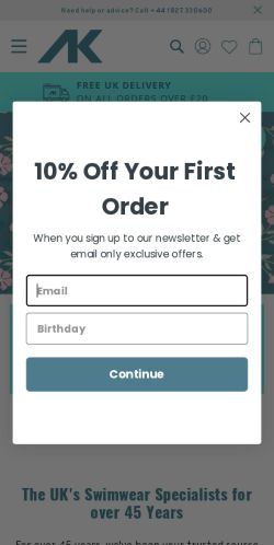 Mobile page screenshot