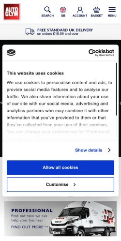 Mobile page screenshot