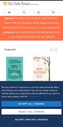 Mobile page screenshot