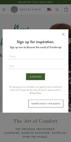 Mobile page screenshot