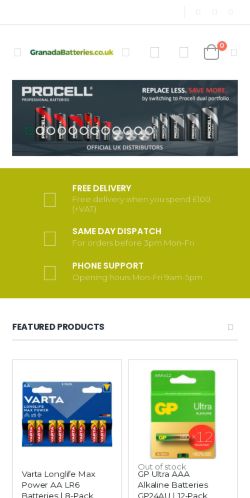 Mobile page screenshot