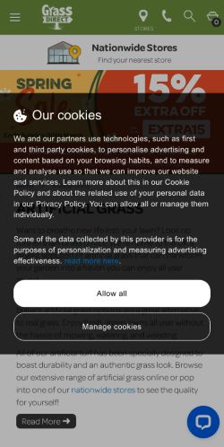 Mobile page screenshot