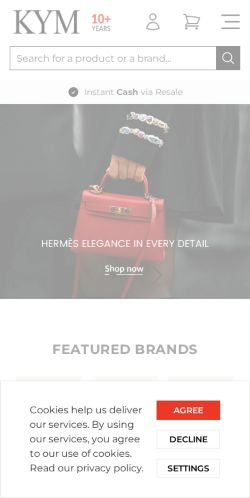 Mobile page screenshot