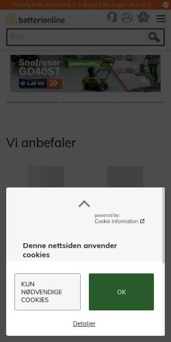 Mobile page screenshot