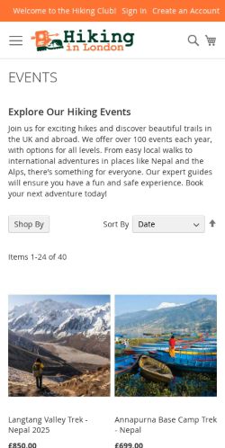 Mobile page screenshot