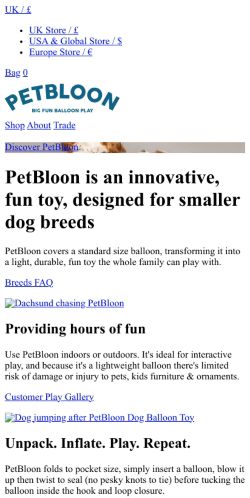 Mobile page screenshot