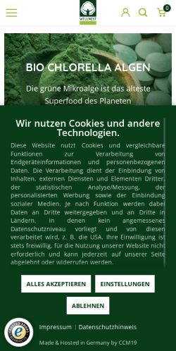 Mobile page screenshot