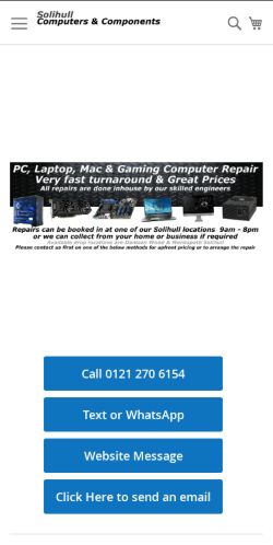 Mobile page screenshot