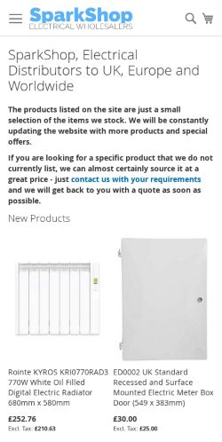Mobile page screenshot