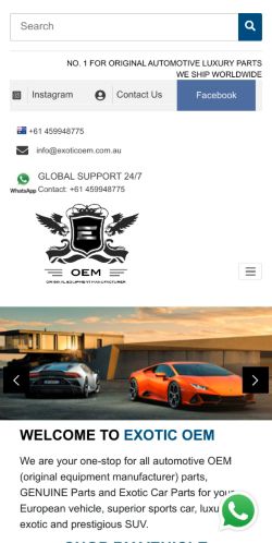 Mobile page screenshot