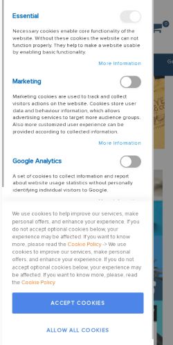Mobile page screenshot