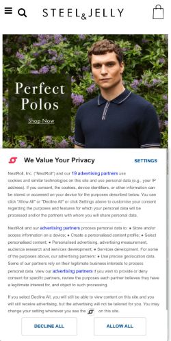 Mobile page screenshot