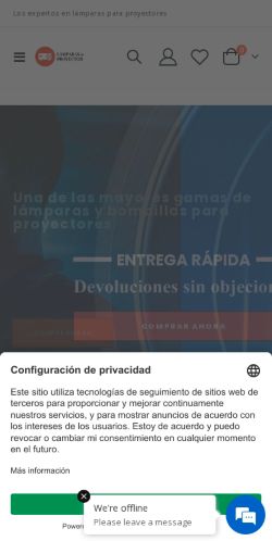 Mobile page screenshot