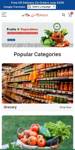 Mobile page screenshot