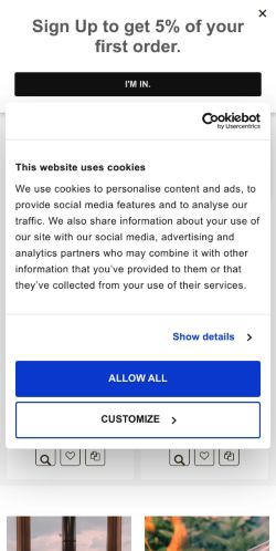Mobile page screenshot