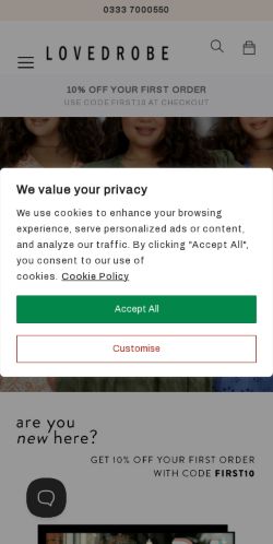 Mobile page screenshot