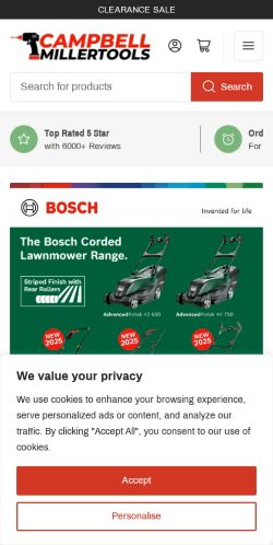 Mobile page screenshot