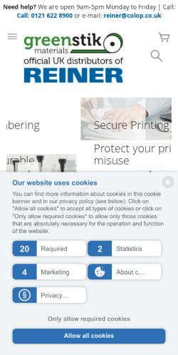 Mobile page screenshot
