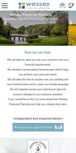 Mobile page screenshot