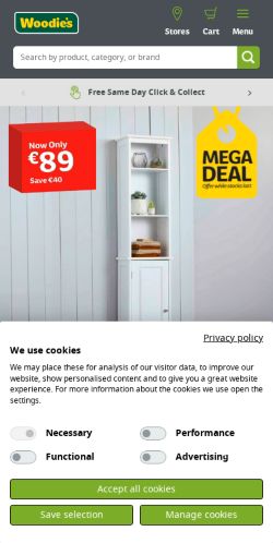 Mobile page screenshot