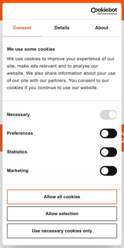 Mobile page screenshot