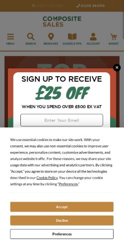 Mobile page screenshot