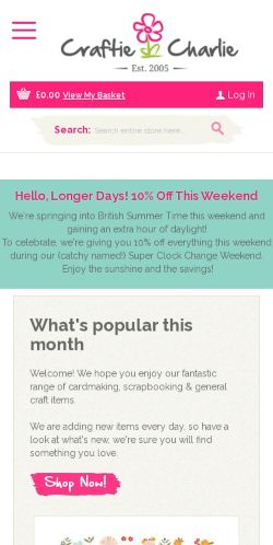 Mobile page screenshot