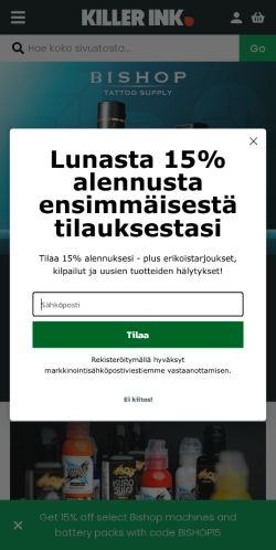 Mobile page screenshot