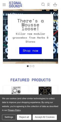 Mobile page screenshot
