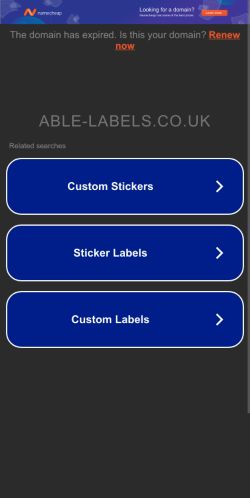 Mobile page screenshot